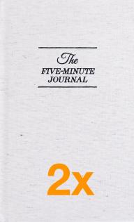 2 x The Five Minute Journal (Pakettihinta)